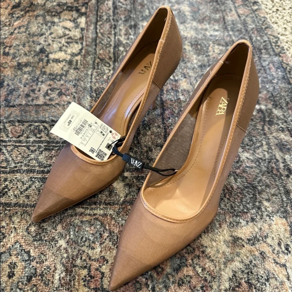 Zara mesh heels